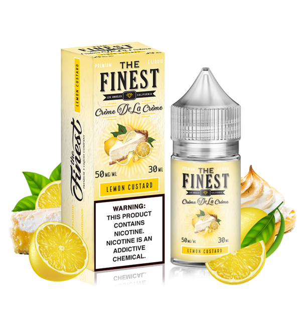 The Finest Crème De La Crème Salt - Lemon Custard - 30mL